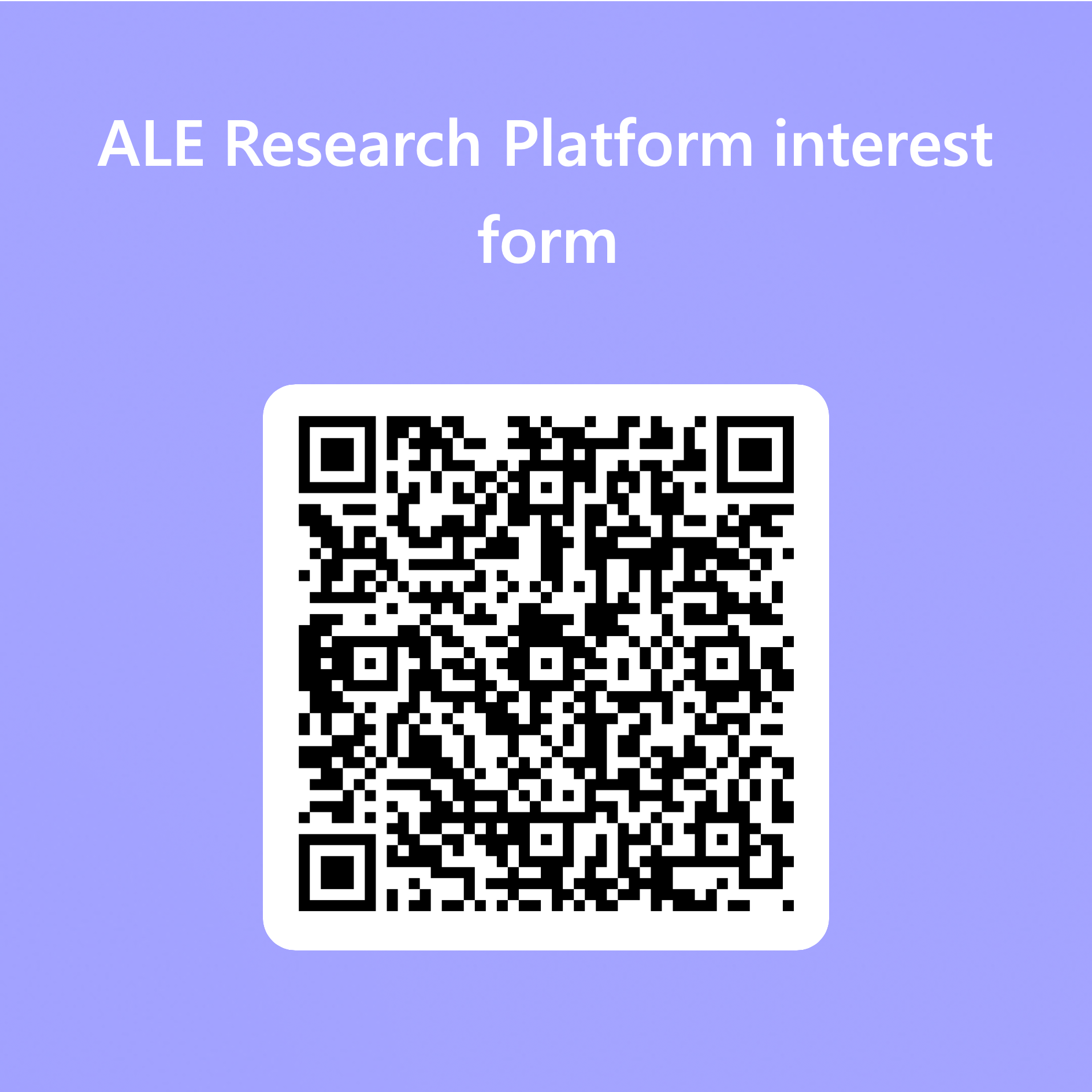QR Code for the interest form linked above