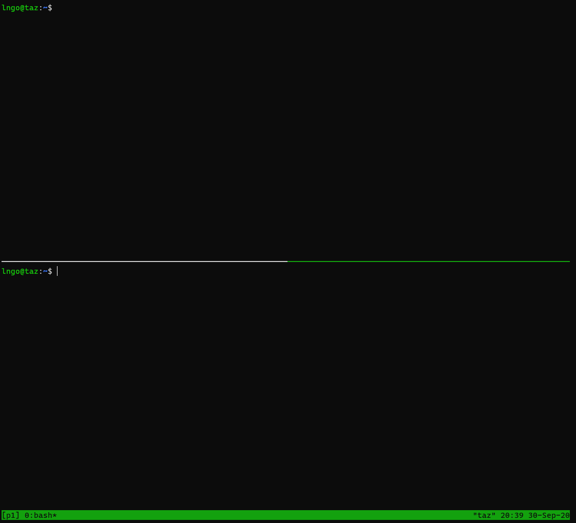 Resizing pane up