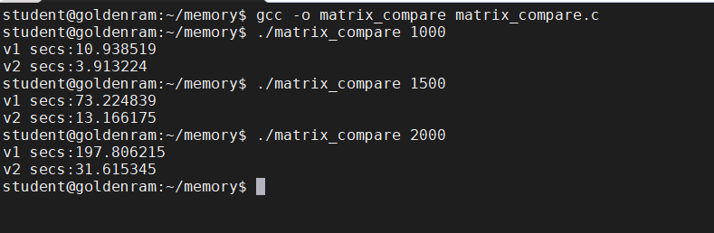 matrix compare