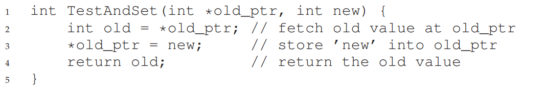 test and set