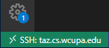 Connected VSCode