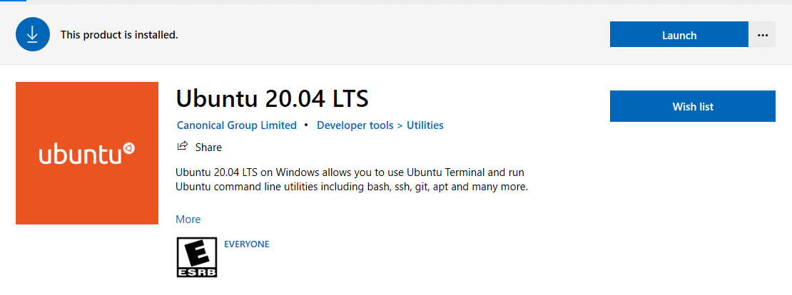 Launch Ubuntu 20.04