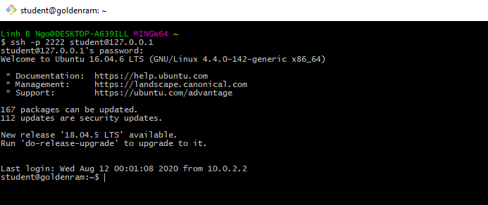 Git Bash SSH