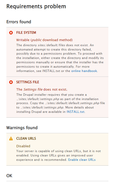 Configuring mysql