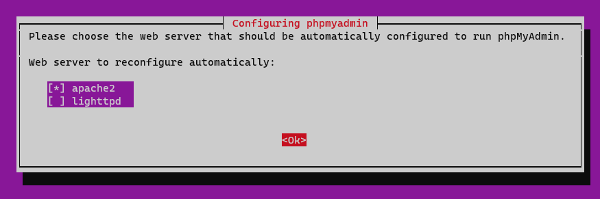 Configuring mysql