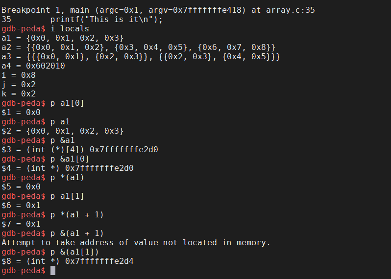 array