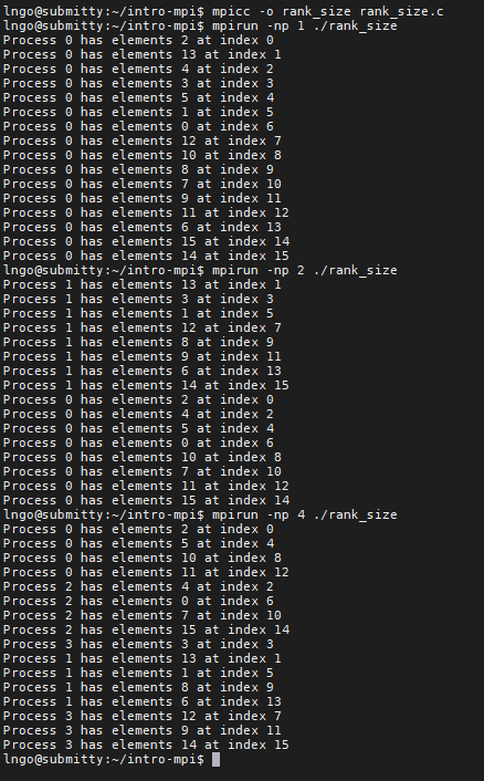 compile and run rank_size.c