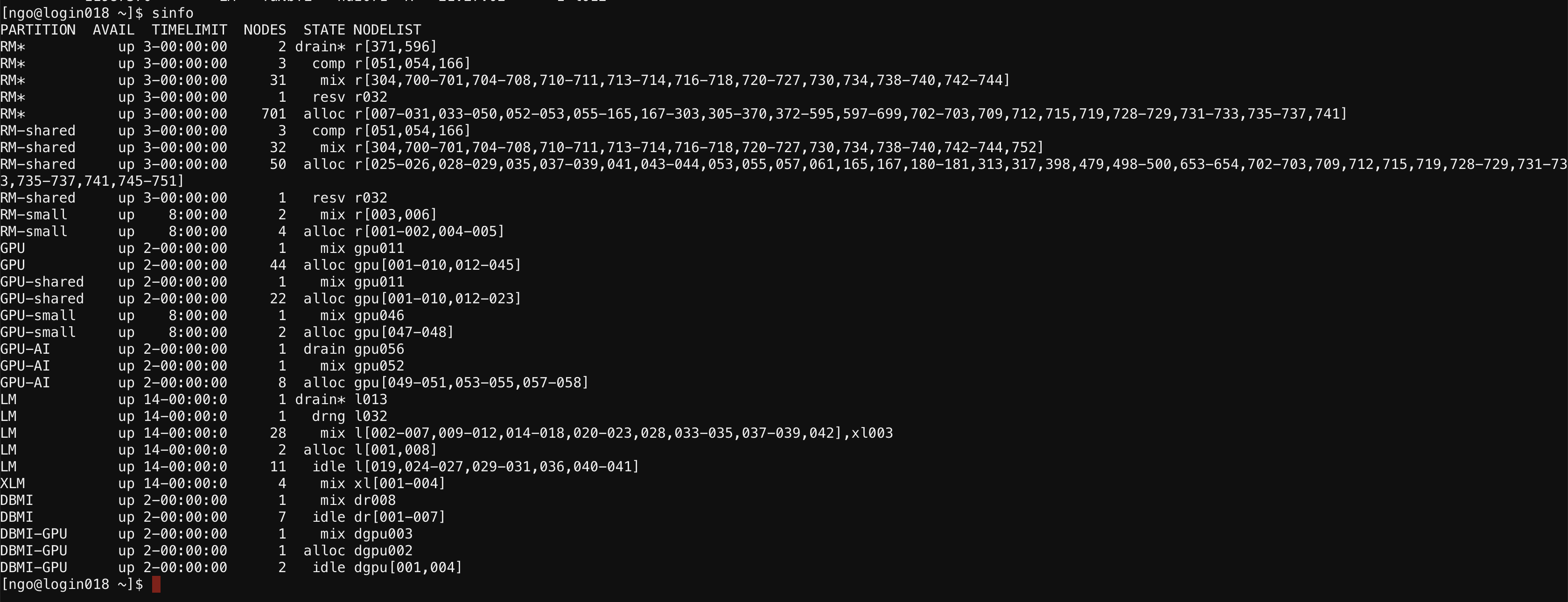 available queues on Bridges