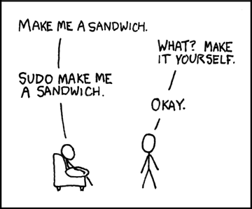 Sudo demonstration